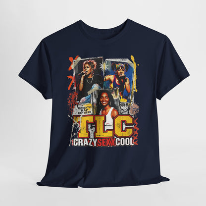 TLC 'Crazy Sexy Cool' Graphic Tee - Retro 90s R&B Band Shirt