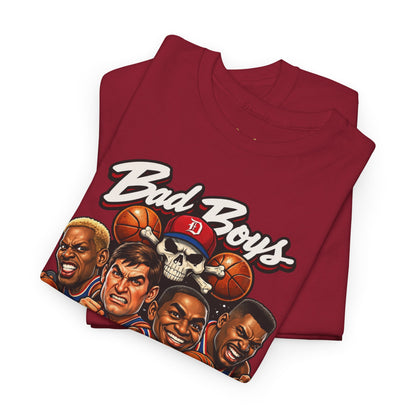 Detroit Pistons "Bad Boys" T-Shirt — Vintage Basketball Team Tee