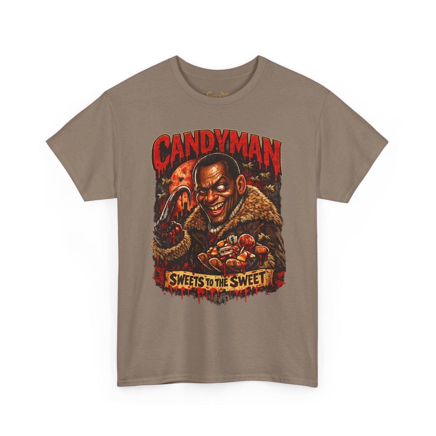 Horror Movie Candyman Graphic Tee — "Sweets to the Sweet" Retro Poster T-Shirt
