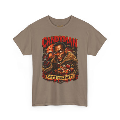 Horror Movie Candyman Graphic Tee — "Sweets to the Sweet" Retro Poster T-Shirt