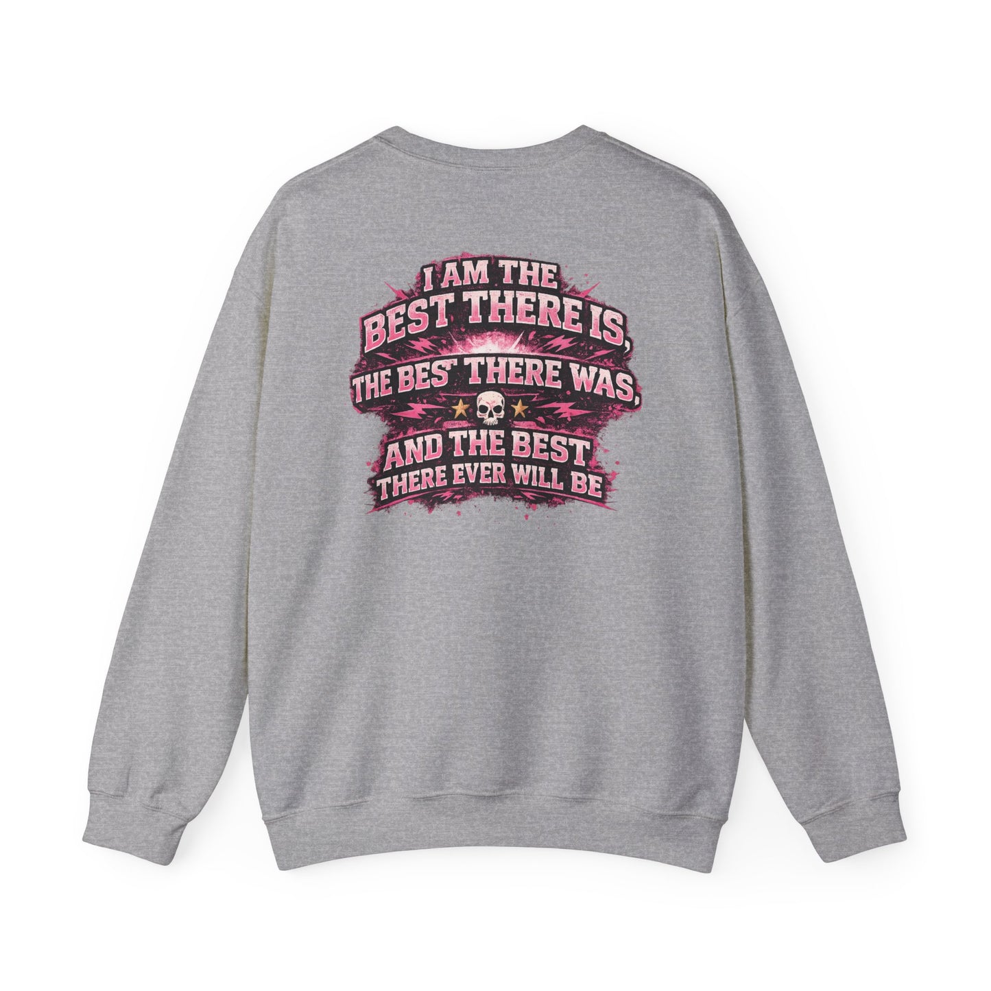 Bret Hart Crewneck Sweatshirt — "I Am The Best There Is" Retro Wrestling Pullover