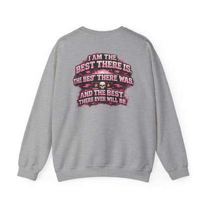 Bret Hart Crewneck Sweatshirt — "I Am The Best There Is" Retro Wrestling Pullover