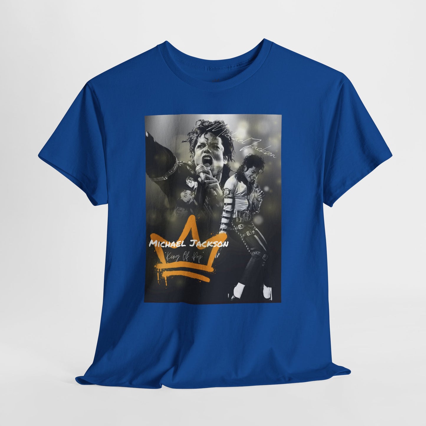 Michael Jackson Graphic Unisex Heavy Cotton Tee - Vintage Style Music Apparel