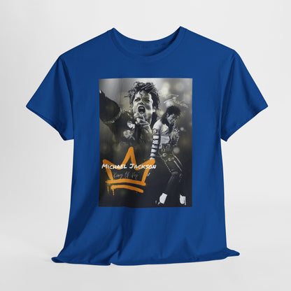Michael Jackson Graphic Unisex Heavy Cotton Tee - Vintage Style Music Apparel