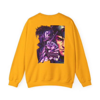 Gambit Inspired Crewneck Sweatshirt — Gambit X Men Graphic