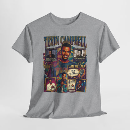 Tevin Campbell Tribute T‑Shirt — 'Can We Talk' Retro Collage Tee