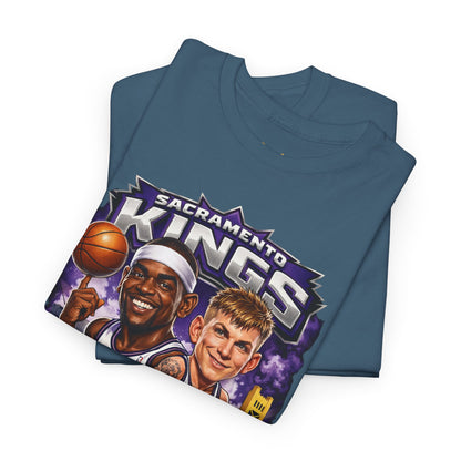Sacramento Kings 'White Chocolate & C-Webb' Basketball Tee