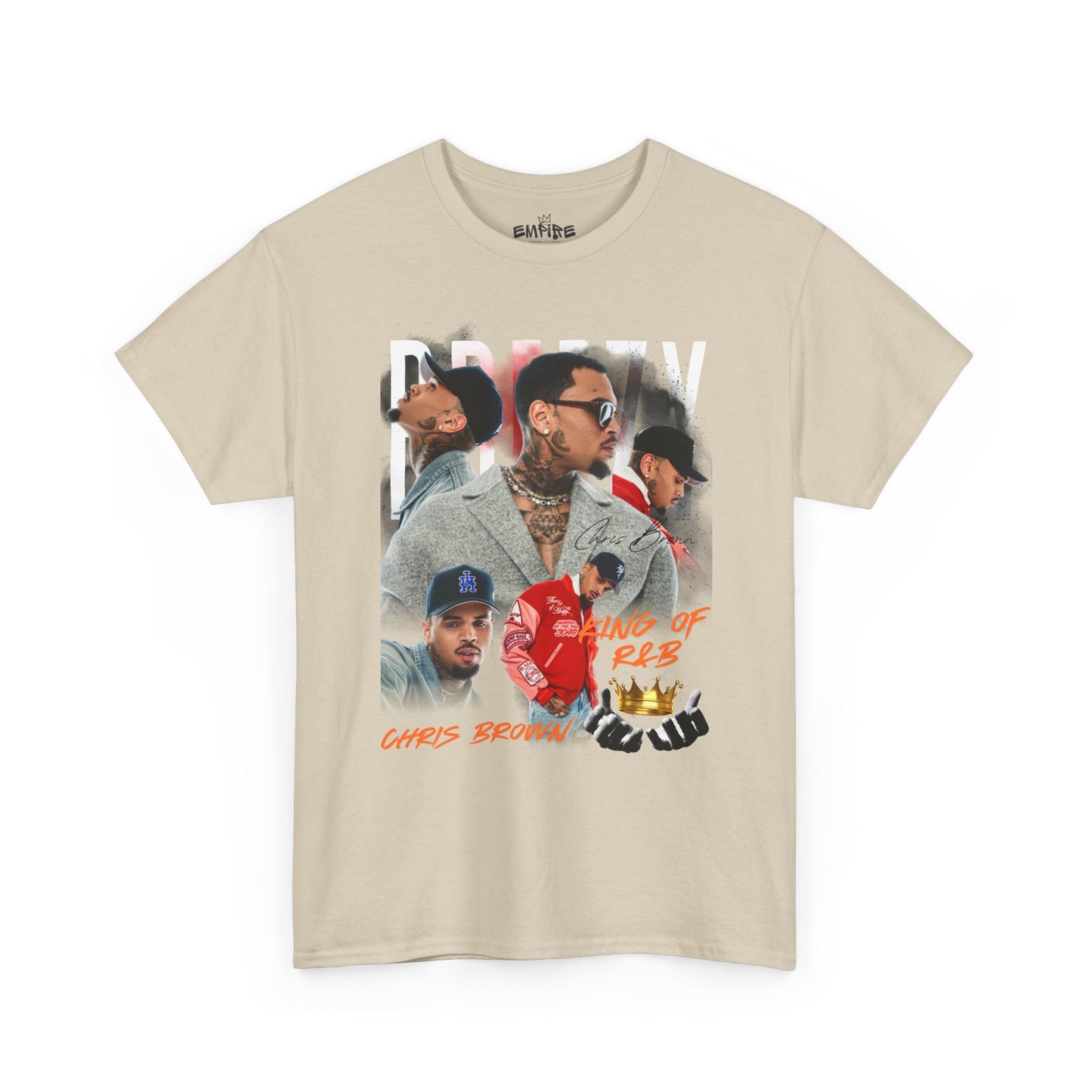 Chris Brown Tribute Unisex Heavy Cotton Tee - Celebrating R&B Style
