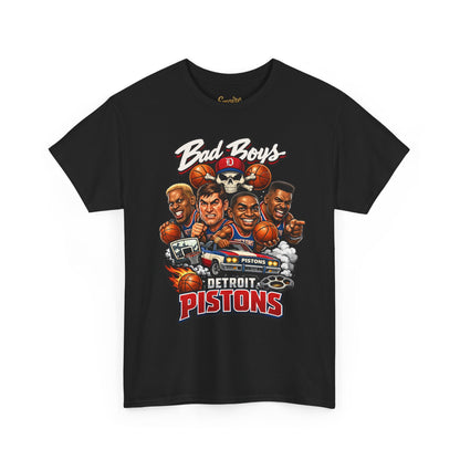 Detroit Pistons "Bad Boys" T-Shirt — Vintage Basketball Team Tee