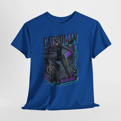Catwoman Graphic Tee — Selina Kyle Comic Art T‑Shirt