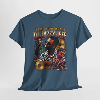 DJ Jazzy Jeff Tribute Tee — "The Magnificent DJ Jazzy Jeff" Retro Hip-Hop Graphic Shirt