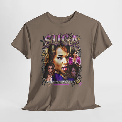 Suga Tribute Tee — Retro Movie Collage Graphic T-Shirt