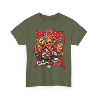 The Brood Horror Band Tee — “Enter the Darkness” Graphic T-Shirt