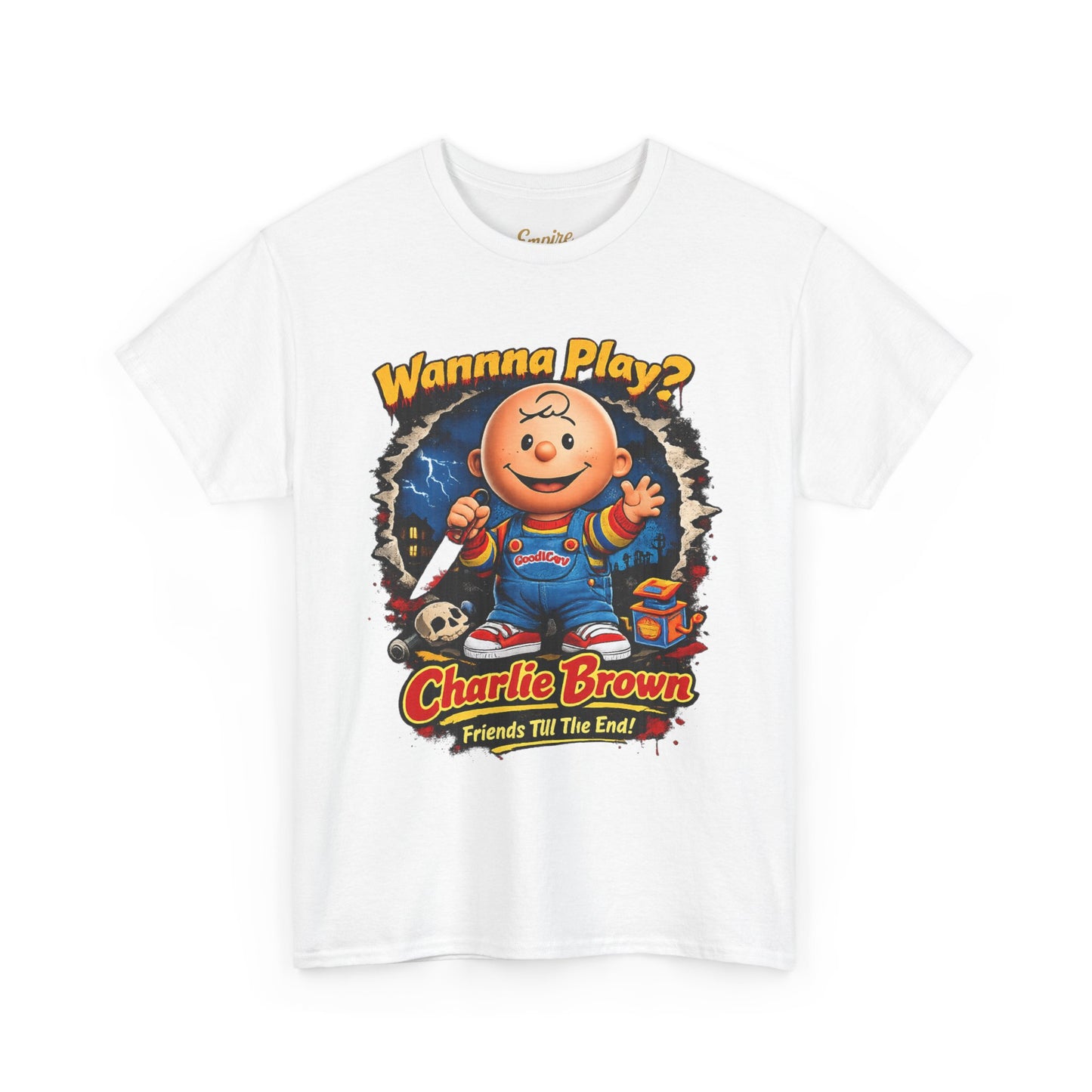 Charlie Brown "Wanna Play?" Graphic Tee