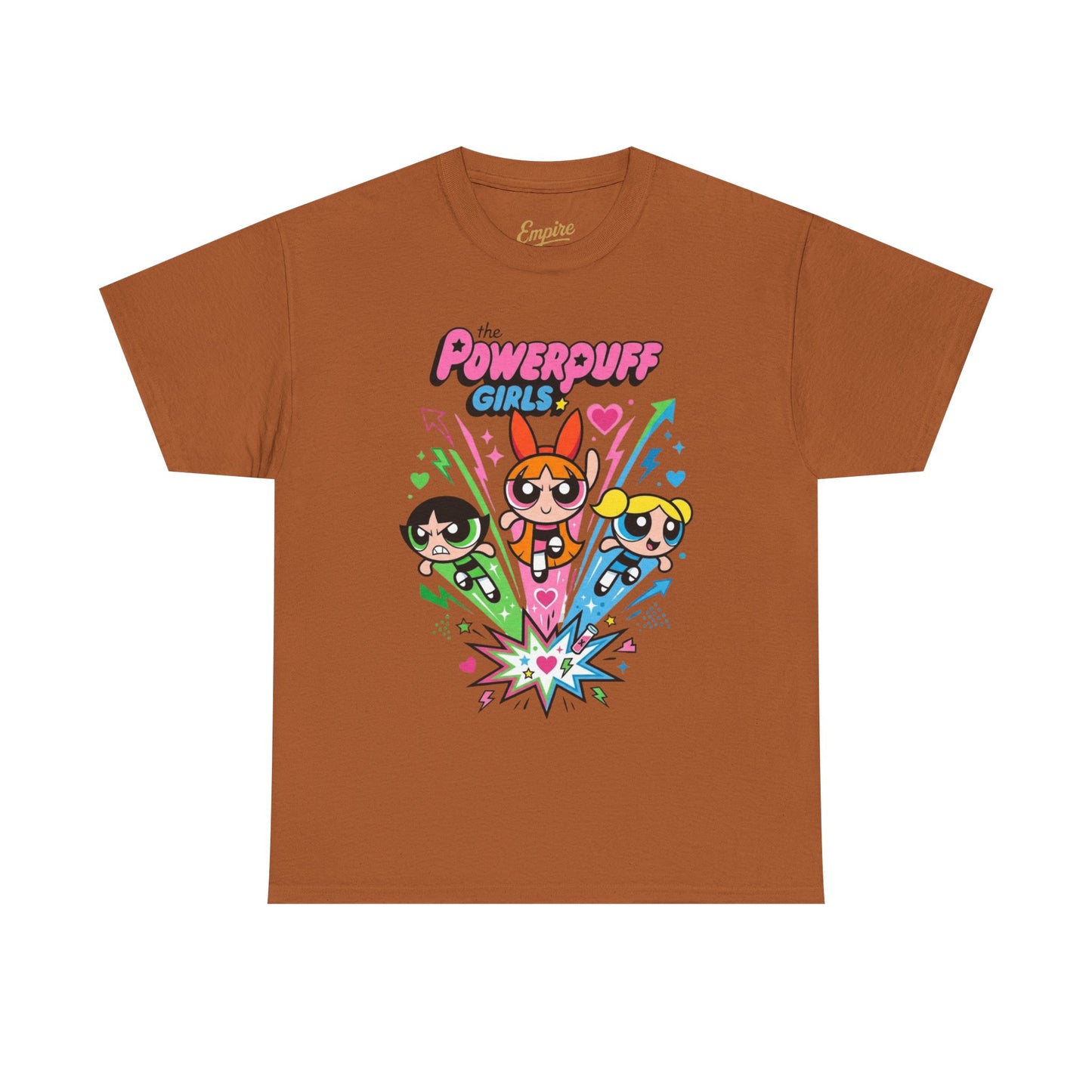 Powerpuff Girls Graphic Tee — Retro Cartoon Team Shirt
