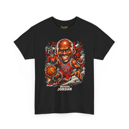 Basketball Legend T‑Shirt — 'Michael' Retro Cartoon Bulls Tee