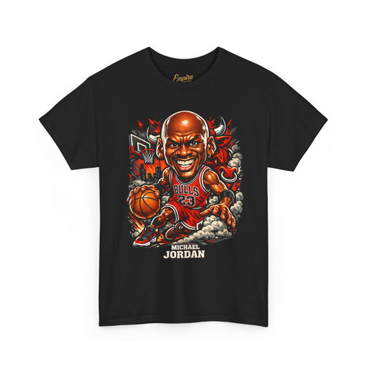 Basketball Legend T‑Shirt — 'Michael' Retro Cartoon Bulls Tee