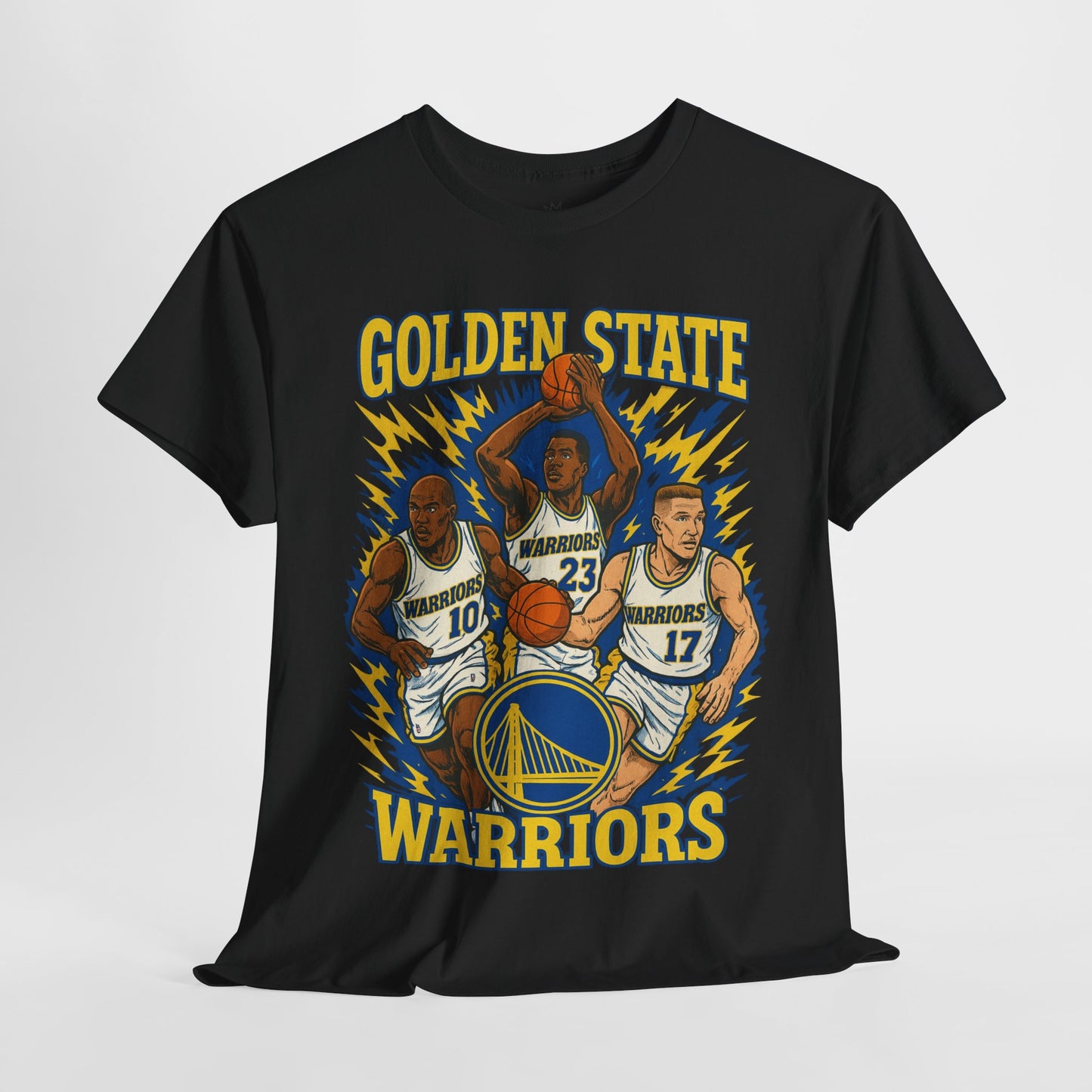 Golden State Warriors Vintage Unisex Heavy Cotton Tee, NBA Fan Shirt, Sports Apparel, Basketball Gift, Retro Graphic T-Shirt