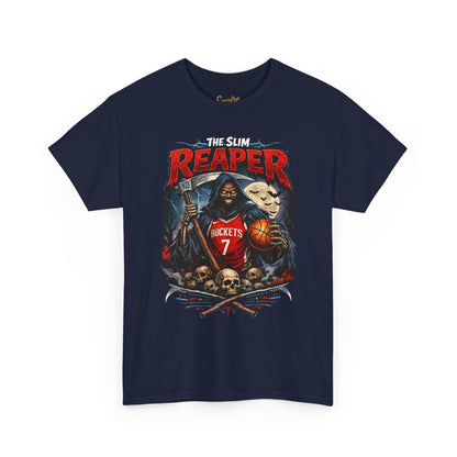 Grim Reaper Basketball Tee — "The Slim Reaper" Graphic T-Shirt
