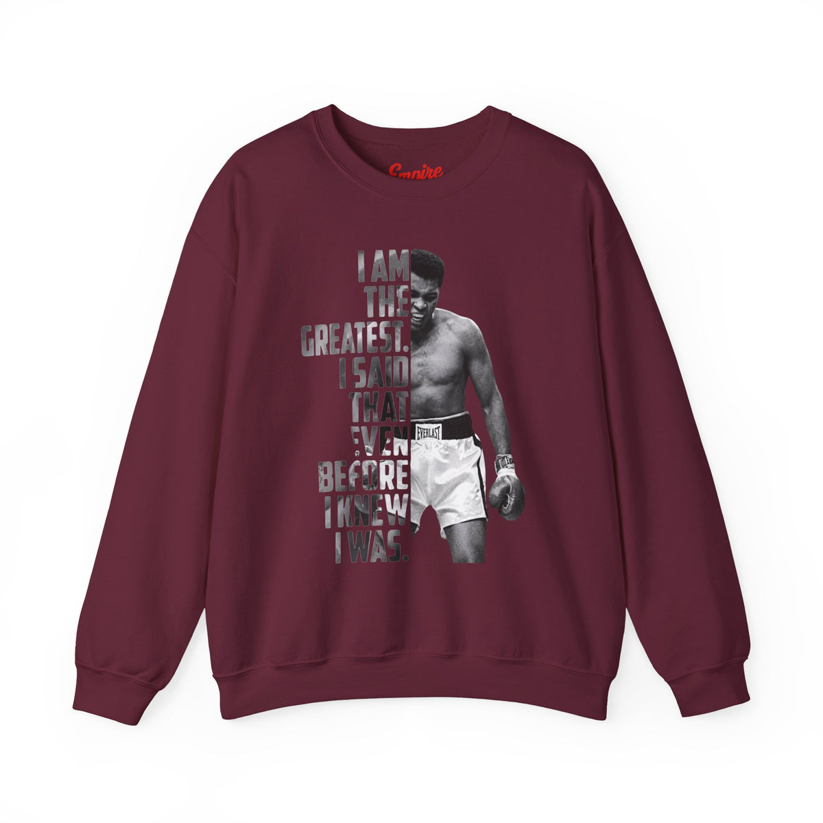 Boxing Champion 'I Am The Greatest' Crewneck Sweatshirt