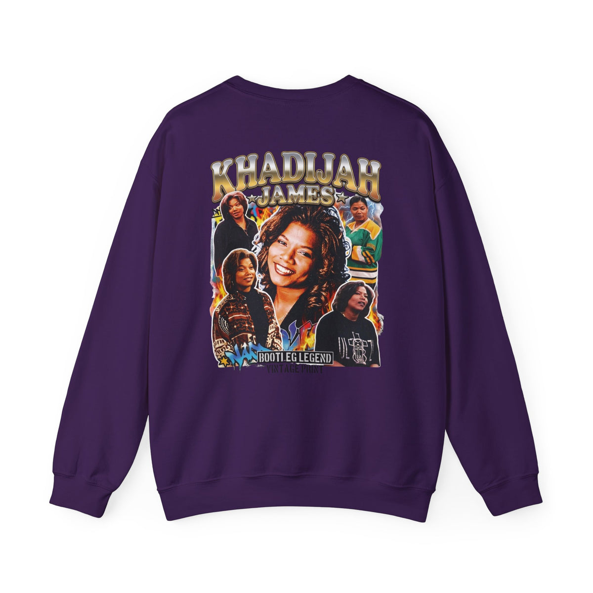 Khadijah James Vintage TV Tribute—Living Single Retro Graphic Crewneck Sweatshirt