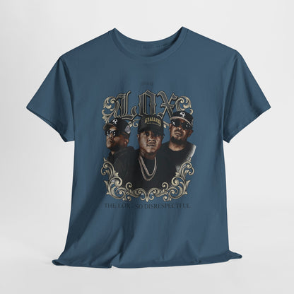 The Lox Graphic Tee Vintage Hip-Hop Portrait T-Shirt