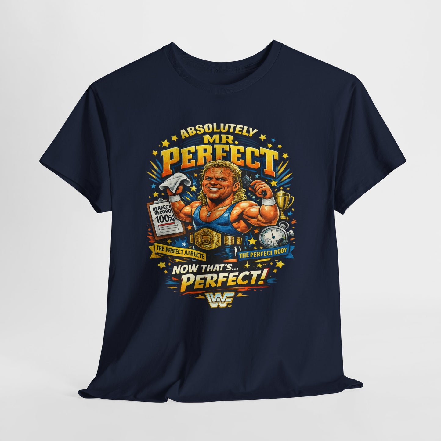 Retro Wrestling 'Mr. Perfect' Graphic Tee — Vintage WWF Wrestling Shirt