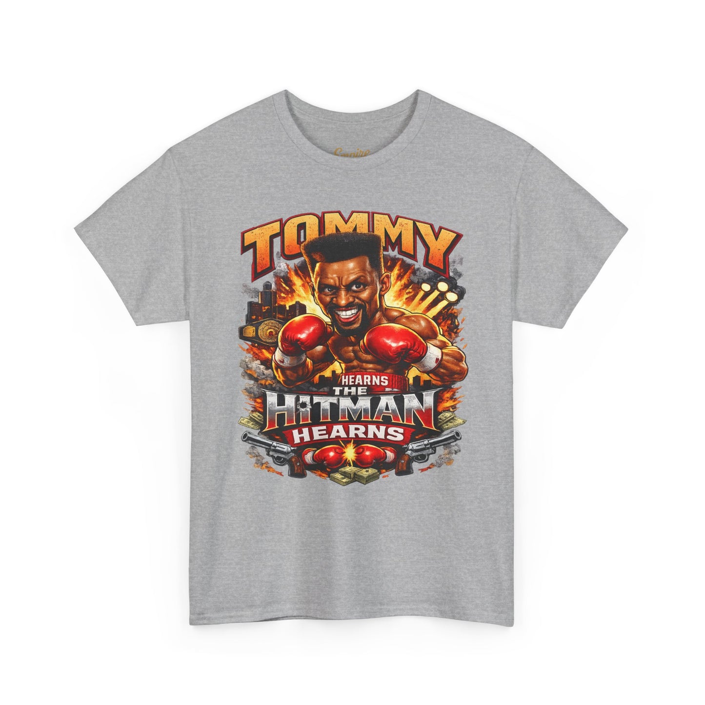 Tommy Hearns Boxing T-Shirt — Hitman Hearns Vintage Fight Graphic Tee