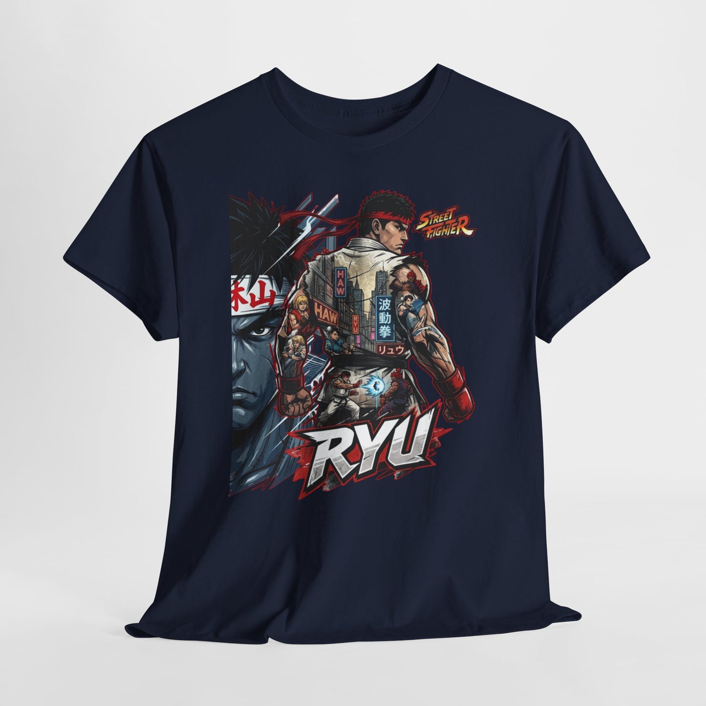 Ryu Street Fighter Graphic Tee — Vintage Fighter Art T-Shirt