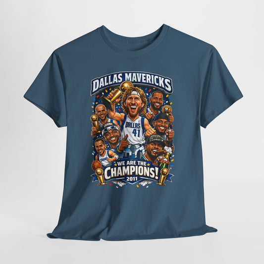 Dallas Mavericks Champions Tee – “We Are The Champions” Basketball Fan Shirt