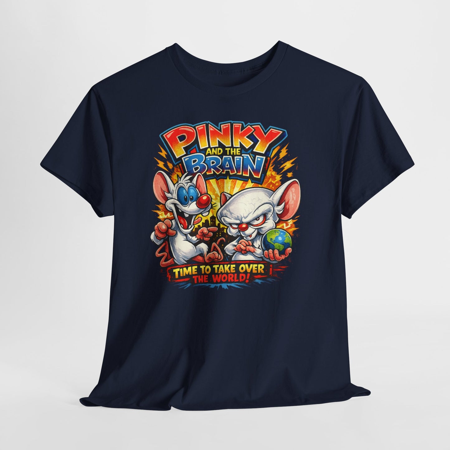 Pinky and the Brain "Time to Take Over the World" T‑Shirt