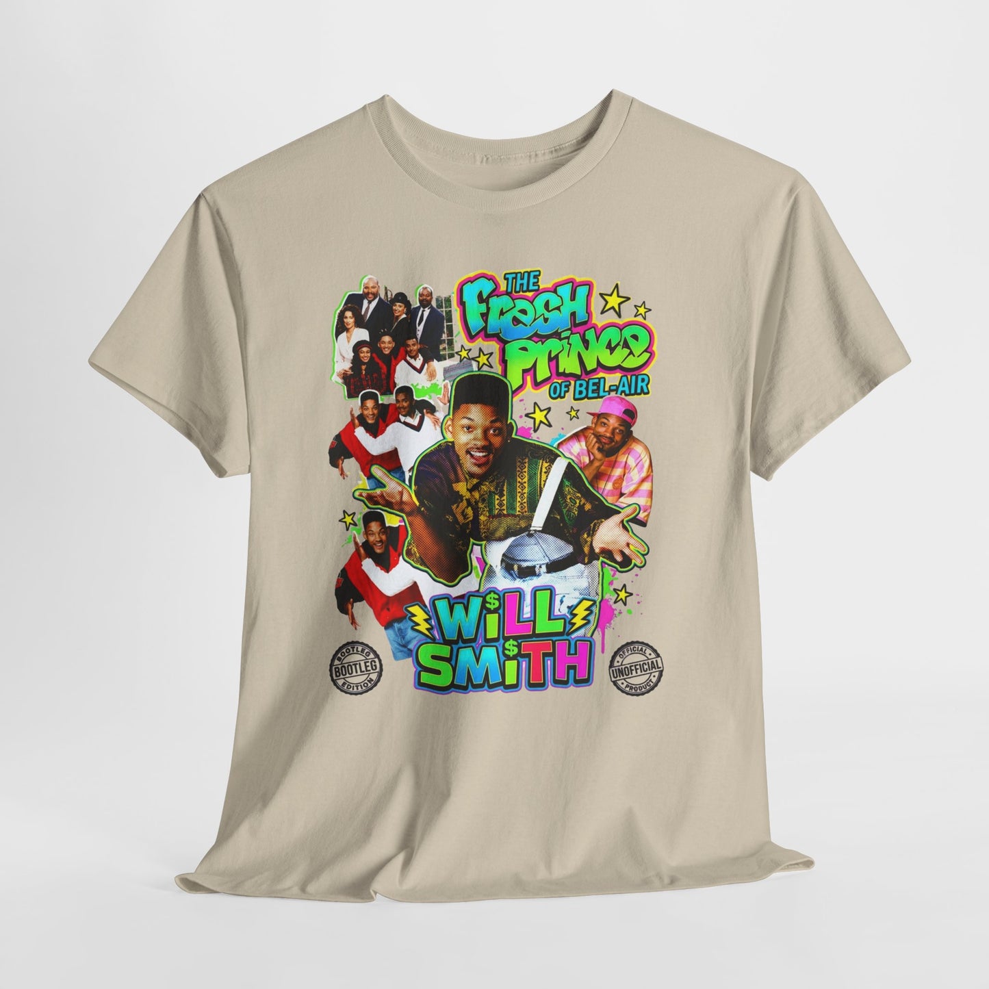 The Fresh Prince of Bel-Air Bootleg Collage Unisex Graphic Tee