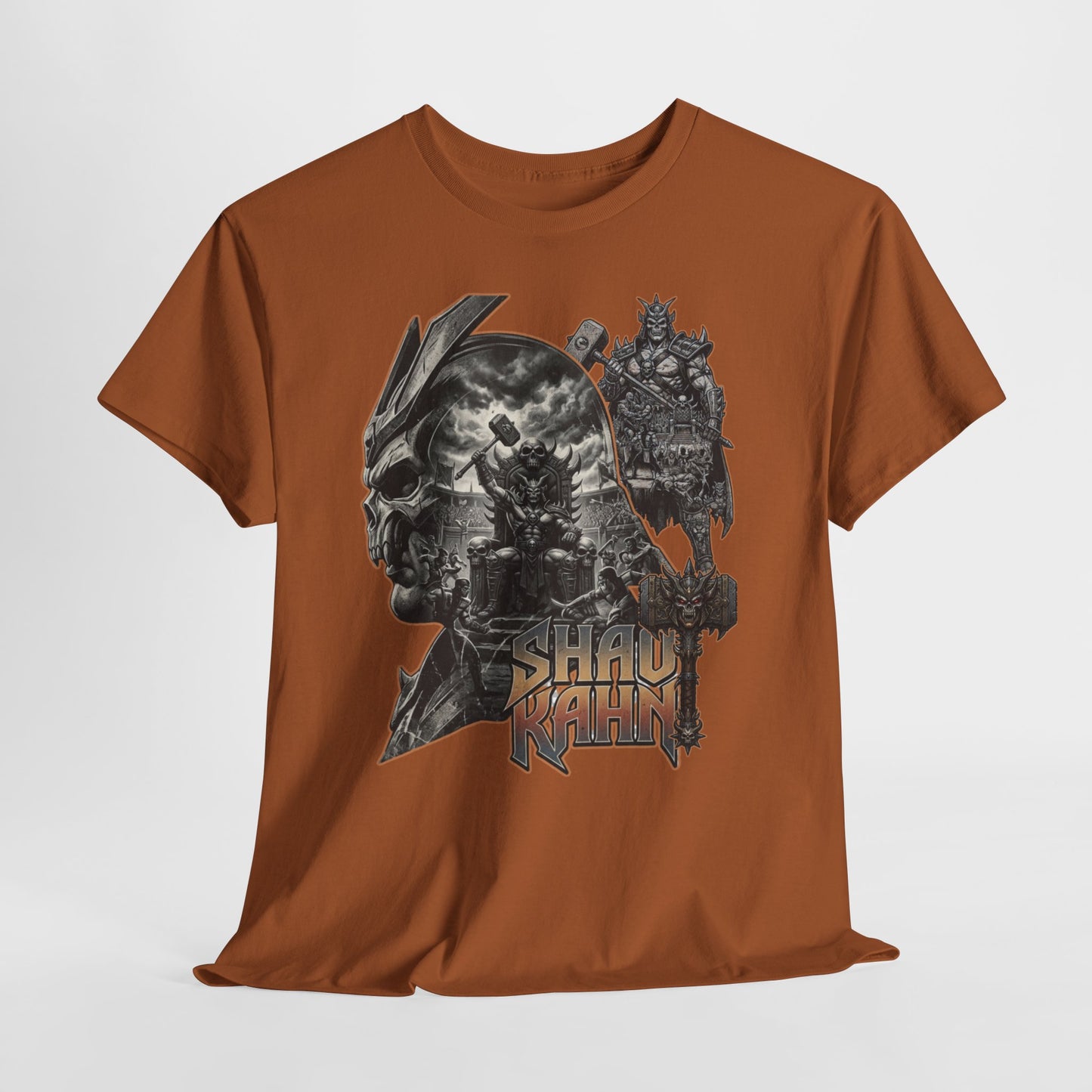 Shao Khan Graphic Tee — Vintage Feudal Japan Warrior Design