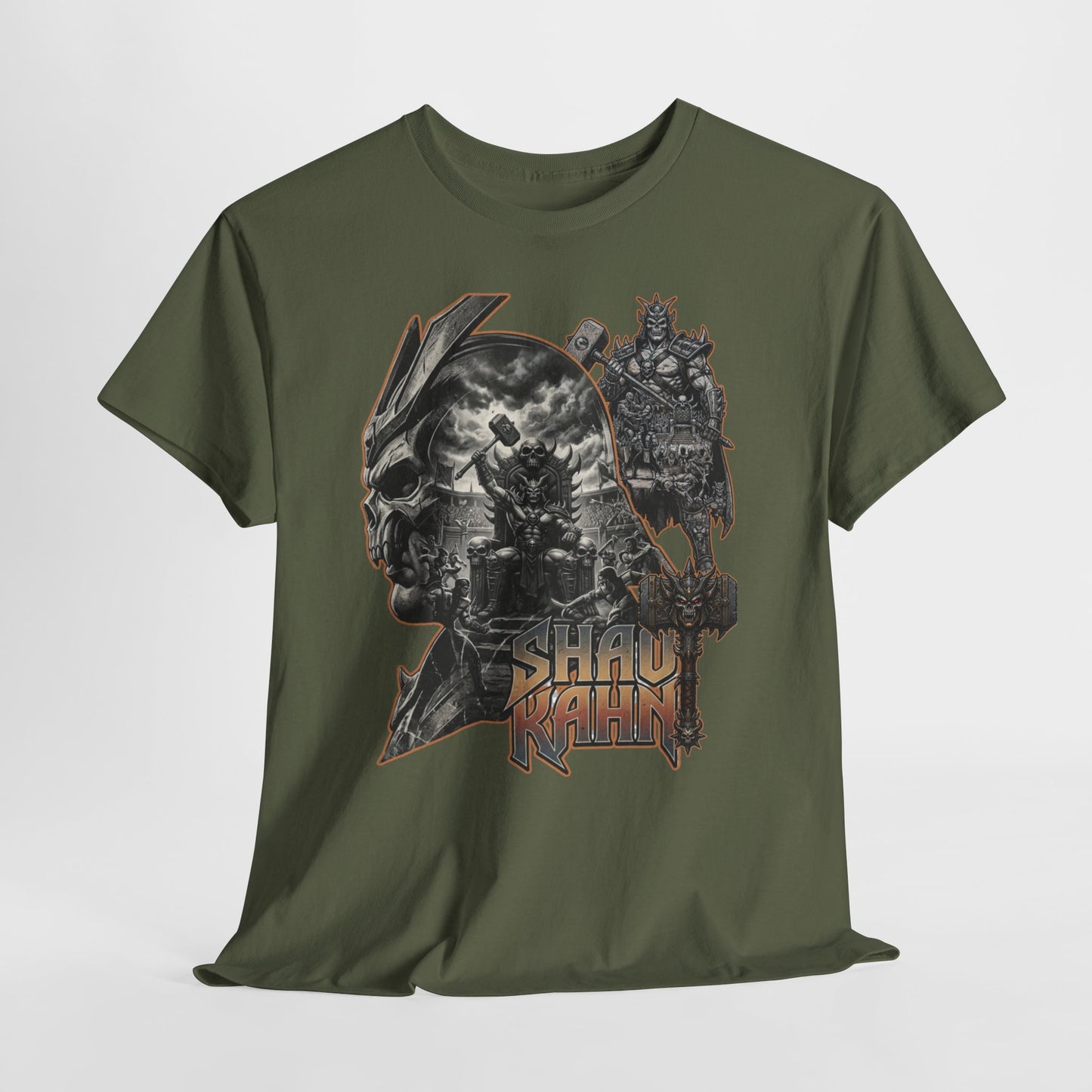 Shao Khan Graphic Tee — Vintage Feudal Japan Warrior Design
