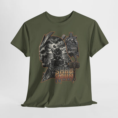 Shao Khan Graphic Tee — Vintage Feudal Japan Warrior Design