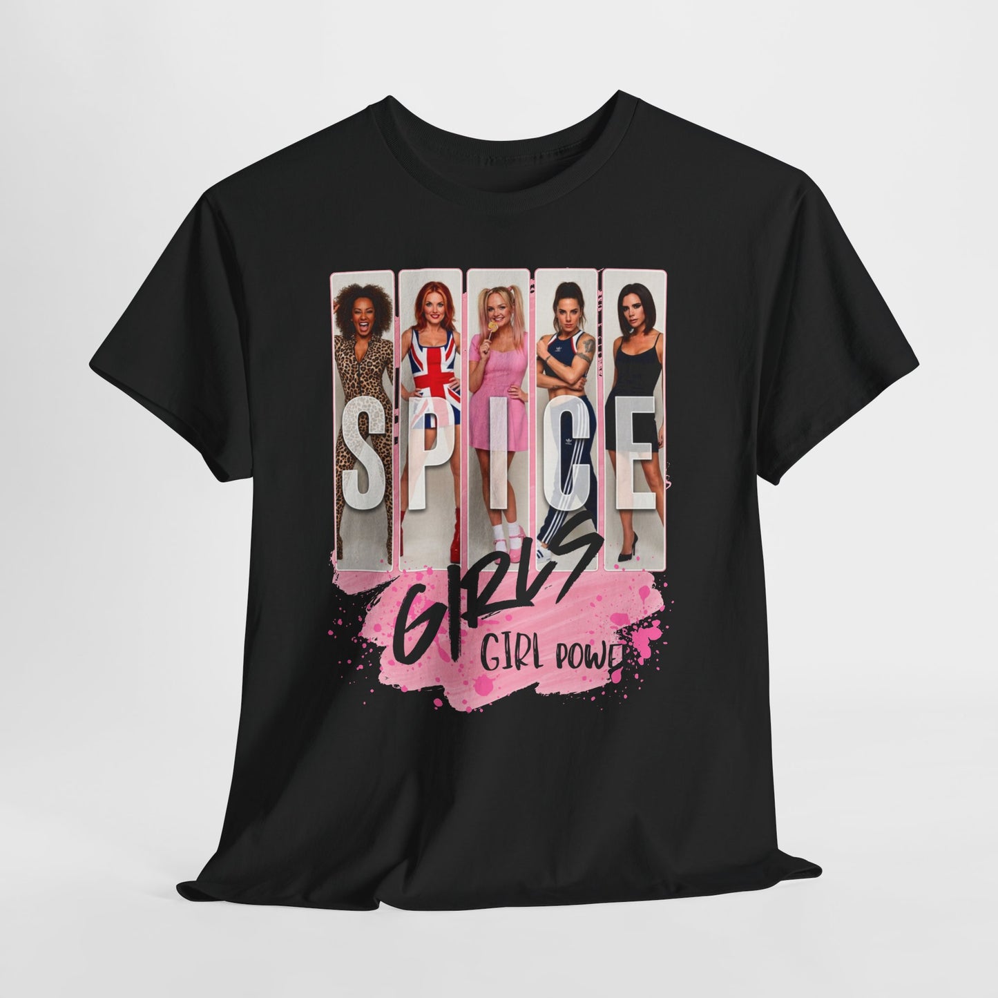 "Girl Power" Photo Tee - 90s Pop Band Vintage Graphic T-Shirt