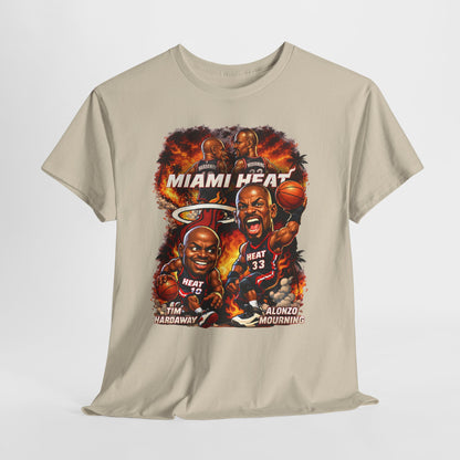 Miami Heat Retro Players Graphic Tee — Vintage Basketball Fan Shirt