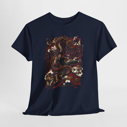 Enter the Dragon Graphic Tee - Vintage Martial Arts Dragon T-Shirt