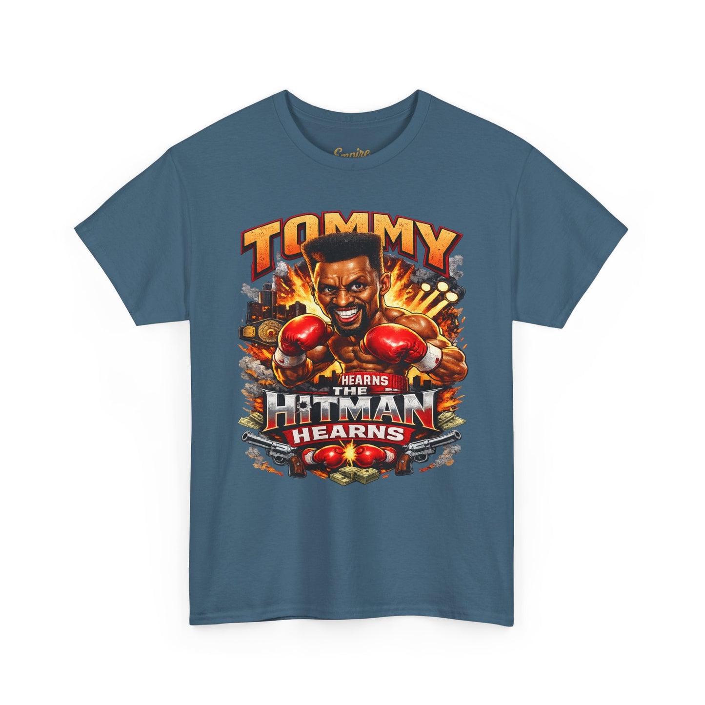 Tommy Hearns Boxing T-Shirt — Hitman Hearns Vintage Fight Graphic Tee