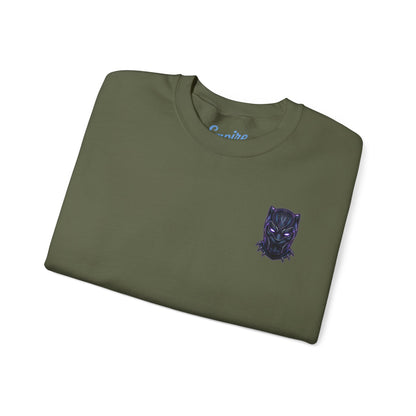 Black Panther Crewneck Sweatshirt — Marvel Black Panther Graphic
