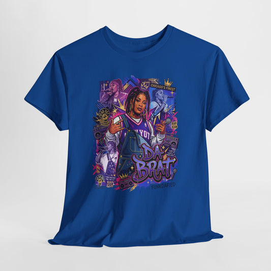 Da Brat 'You the Goat' Graphic Tee — Retro Hip-Hop Portrait Shirt