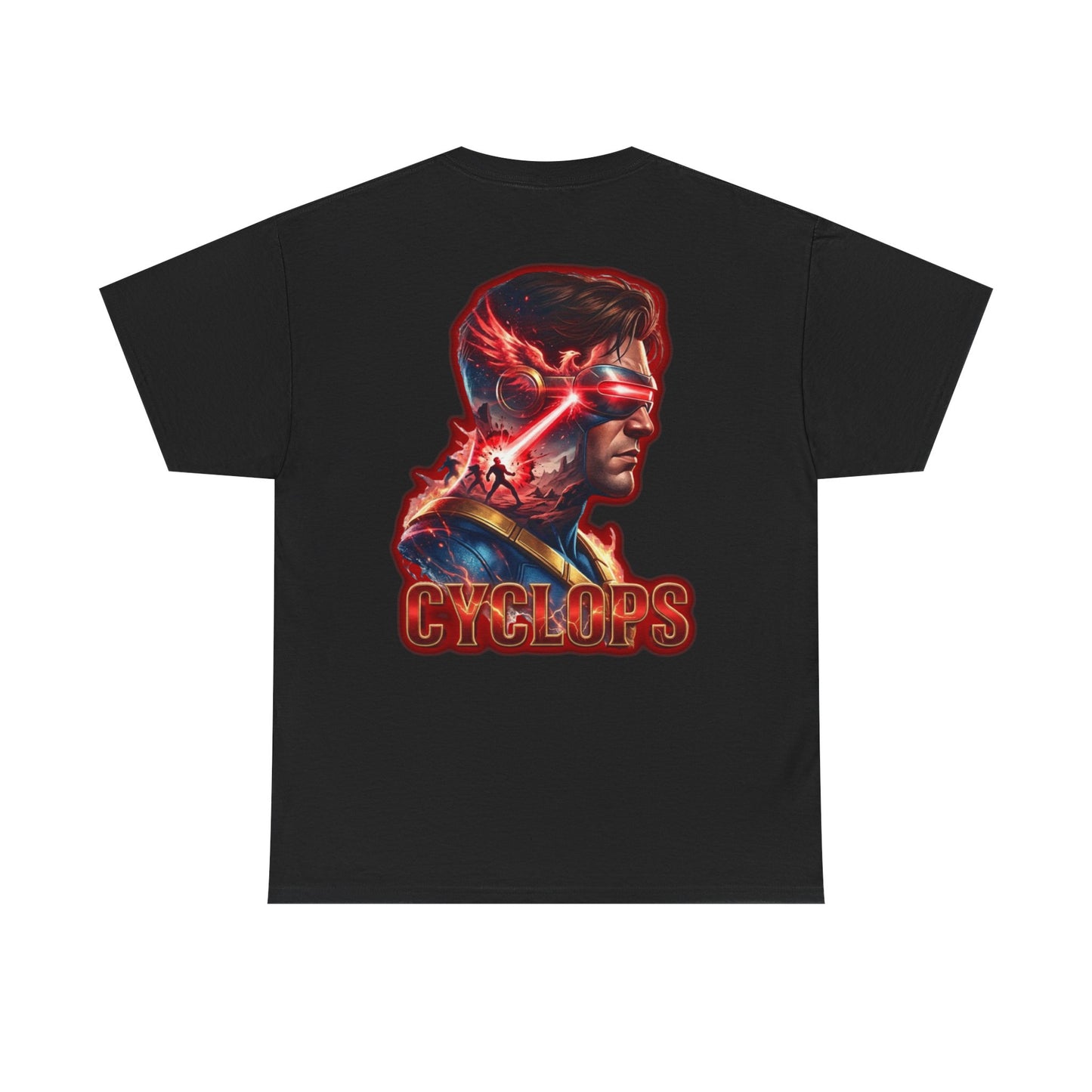 Cyclops Graphic Tee - Retro Superhero X-Men Design