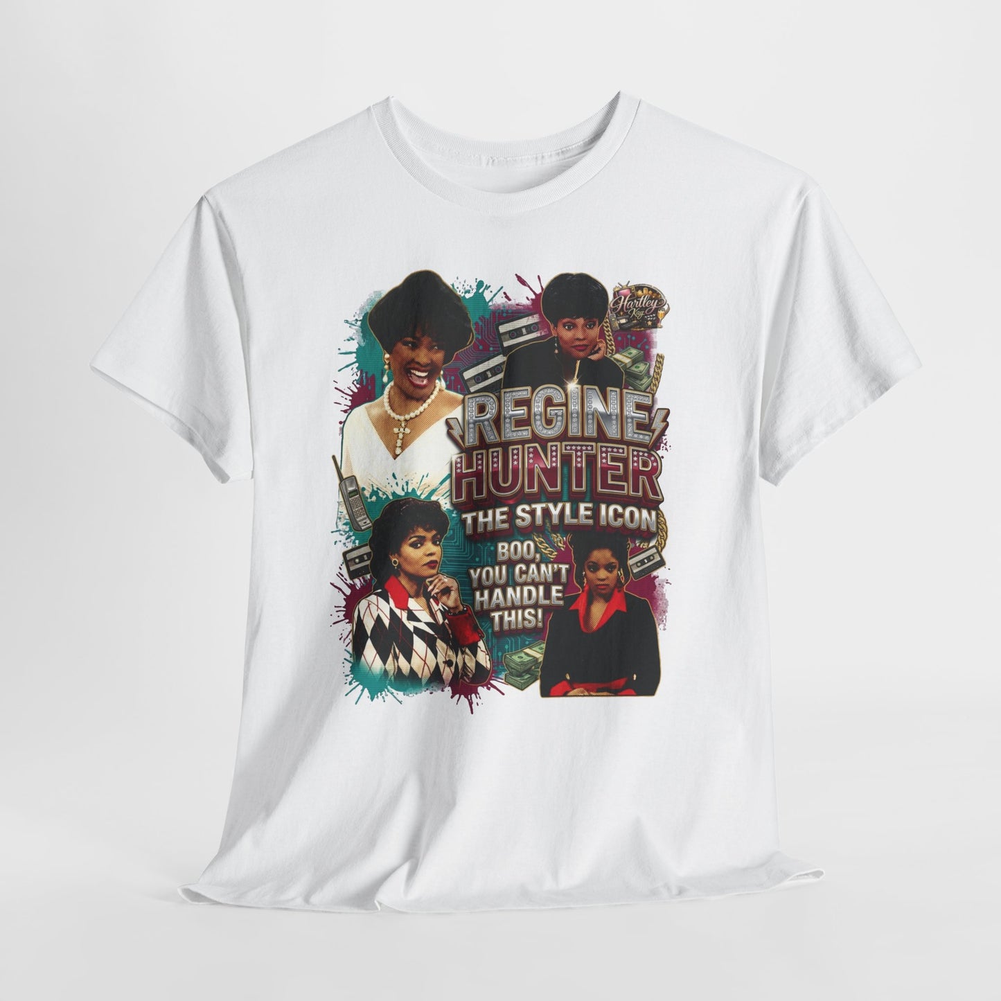 Regine Hunter “The Style Icon” Graphic Tee — Retro 90s R&B Tribute Shirt