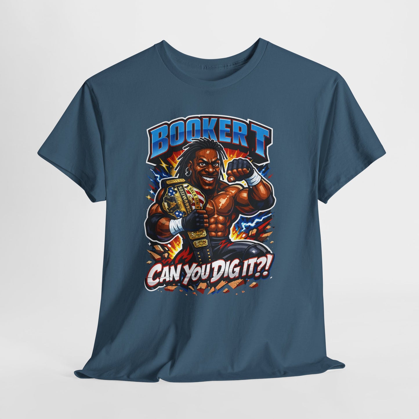 Booker T "Can You Dig It?!" T-Shirt — Retro Pro Wrestler Graphic Tee