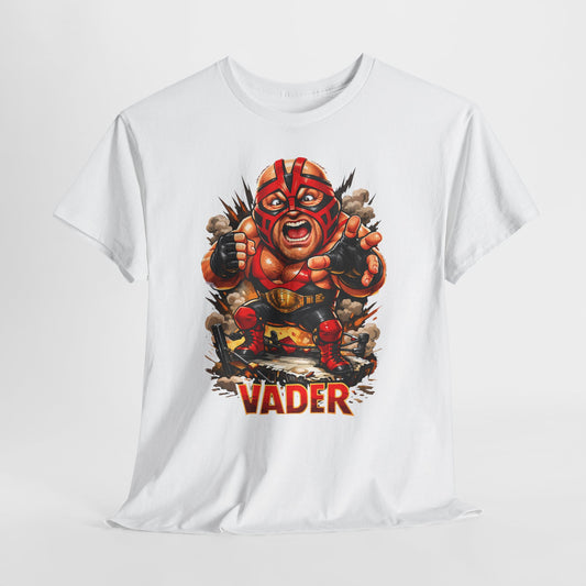 Vader Wrestler Graphic Tee — Retro Cartoon Wrestling T‑Shirt