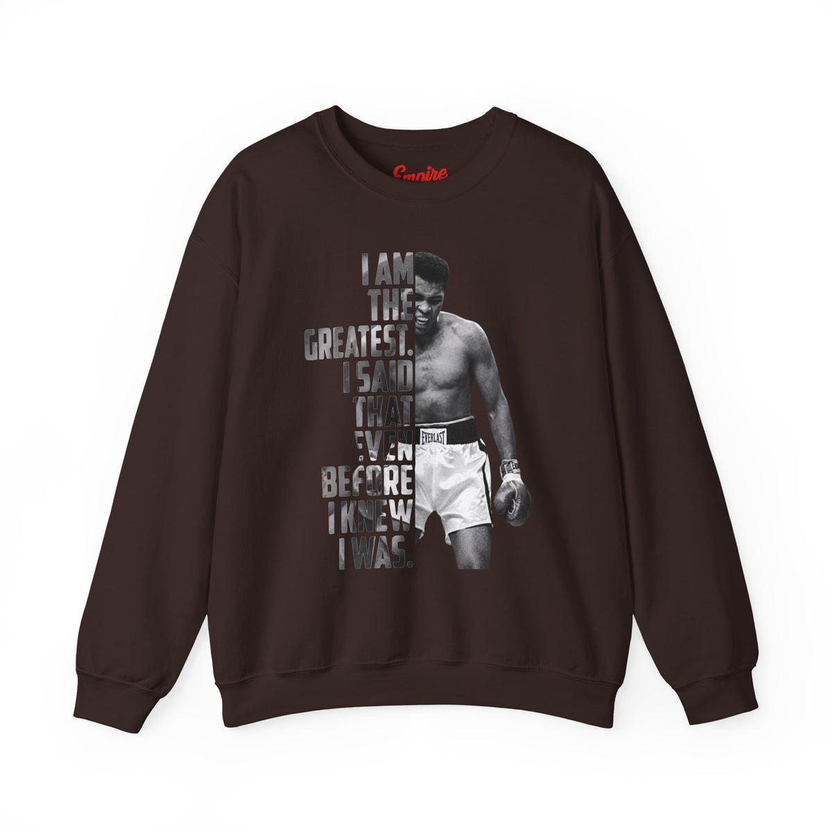 Boxing Champion 'I Am The Greatest' Crewneck Sweatshirt