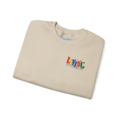 Khadijah James Vintage TV Tribute—Living Single Retro Graphic Crewneck Sweatshirt