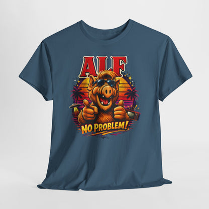 ALF “No Problem!” Graphic Tee — Retro 80s TV Character T-Shirt