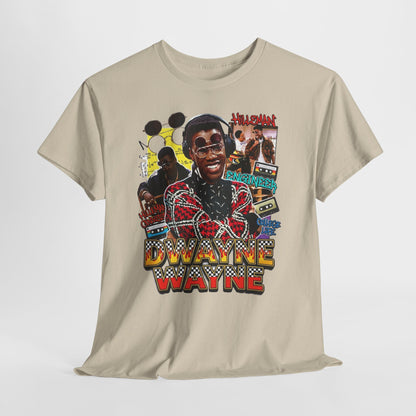 Retro A Different World Collage Graphic Tee — Dwayne Wayne Tribute Design