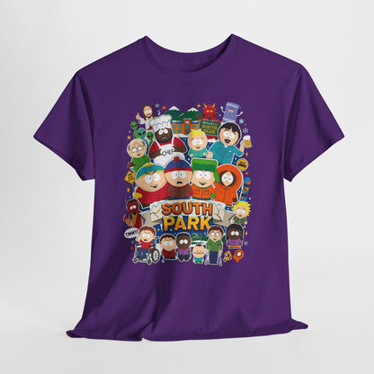 South Park Characters Graphic Tee — Cartoon TV Show Fan T-Shirt